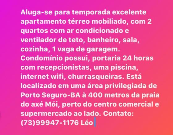 Apartamento 2 Quartos Porto Seguro Exterior foto